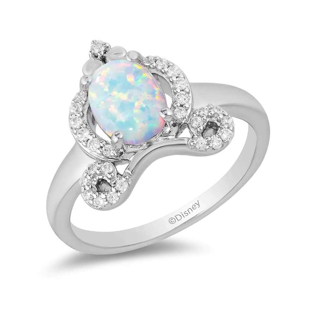 Enchanted Disney Opal Cinderella carriage ring